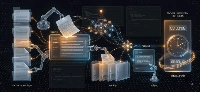 Illustration of AI Automation work by Havoric